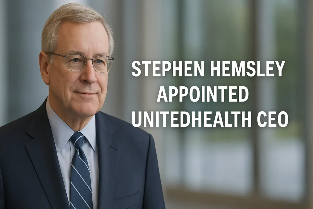 Stephen Hemsley appointed UnitedHealth CEO